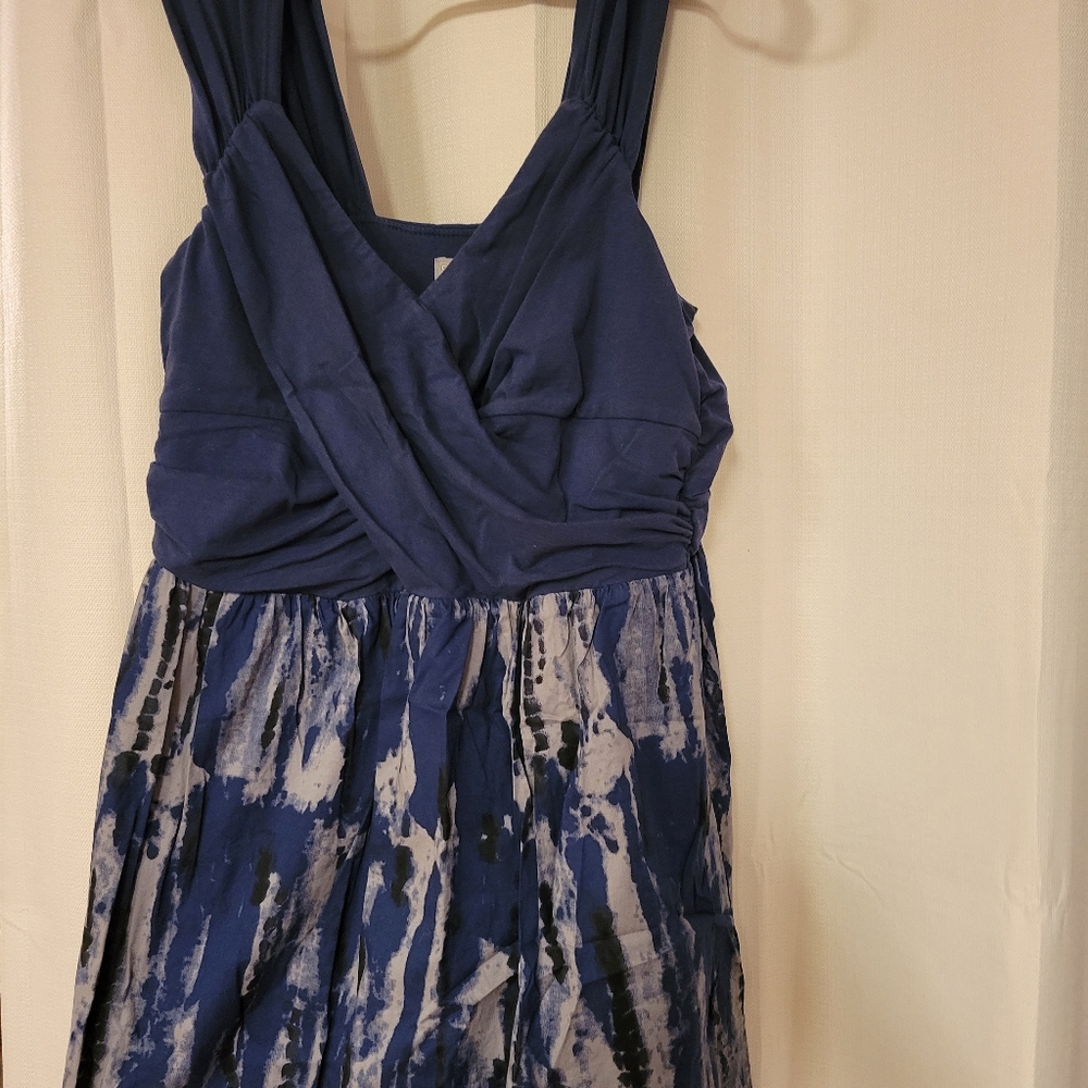 Blue casual dresd